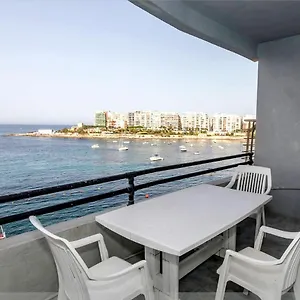  Apartment St Julians' Sea Front, Spectacular View,